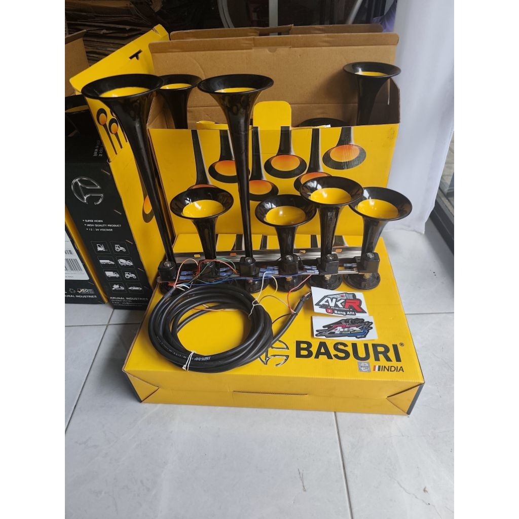 basuri air horn 12 not 18 not 6 not klakson BASURI india asli 6 not 12 not 18 not