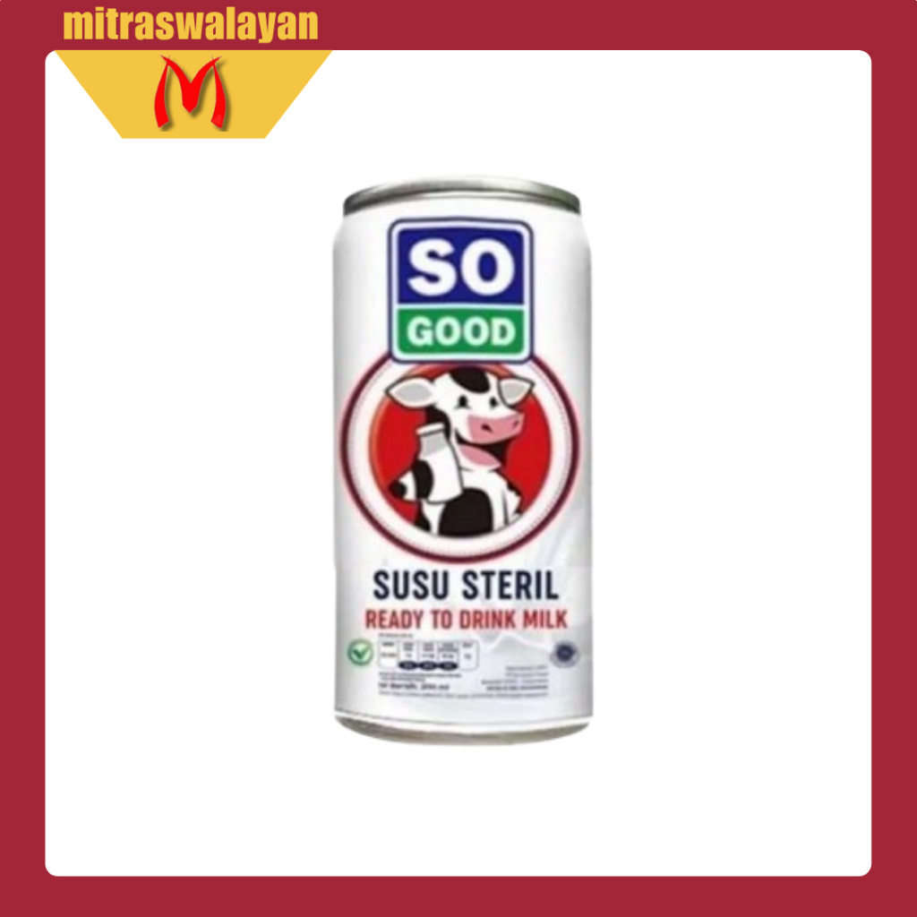 

SO GOOD Susu Steril Kemasan Kaleng 189 gr