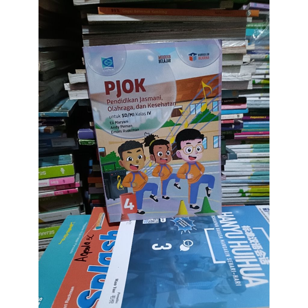 buku Original - PJOK untuk SD kelas 4 K merdeka Grafindo