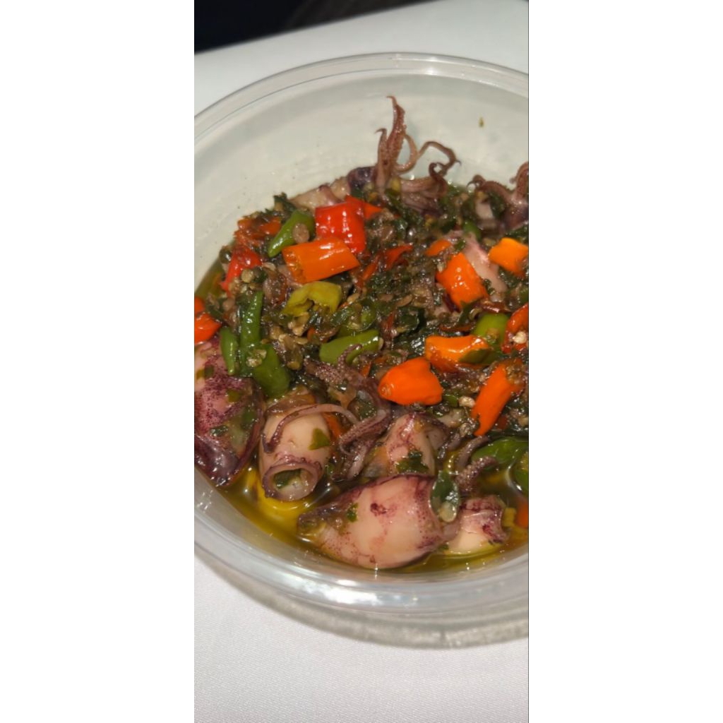 

Cumi Geprek - Lauk Siap Saji - Makanan Siap Saji Halal by Pawonrica Nusantara