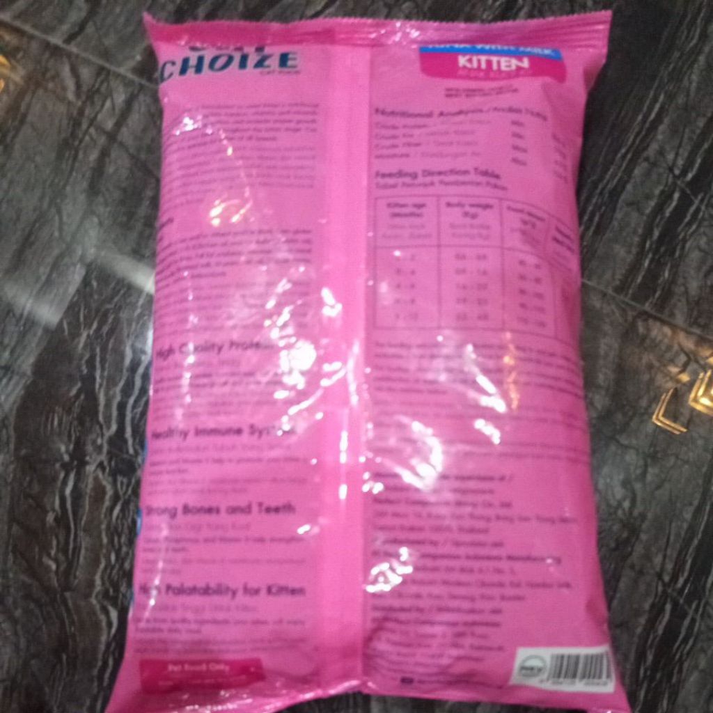 Syafatummy Cat Choice Kitten Rasa Tuna 1Kg Nutrisi Untuk Anak Kucing-Makanan Kucing Cat Choice