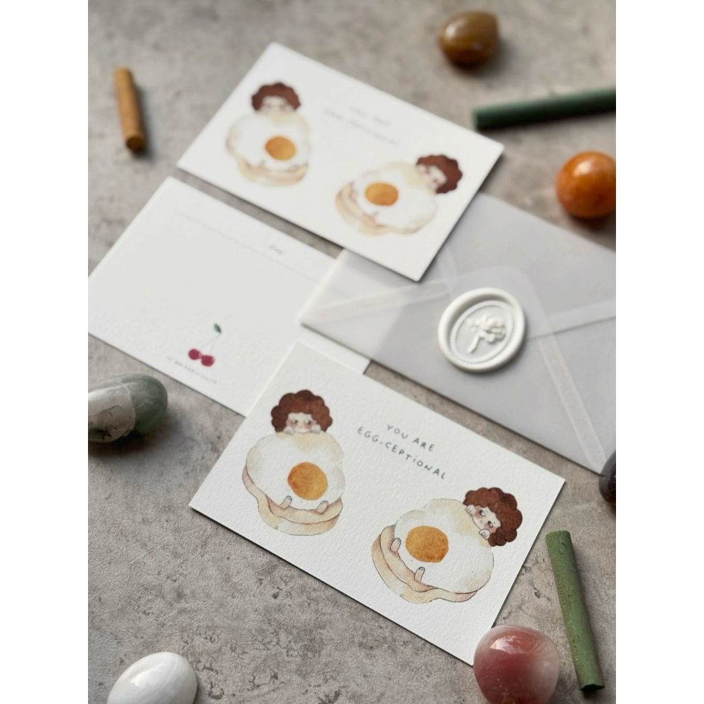 

Egg Illustration Postcard