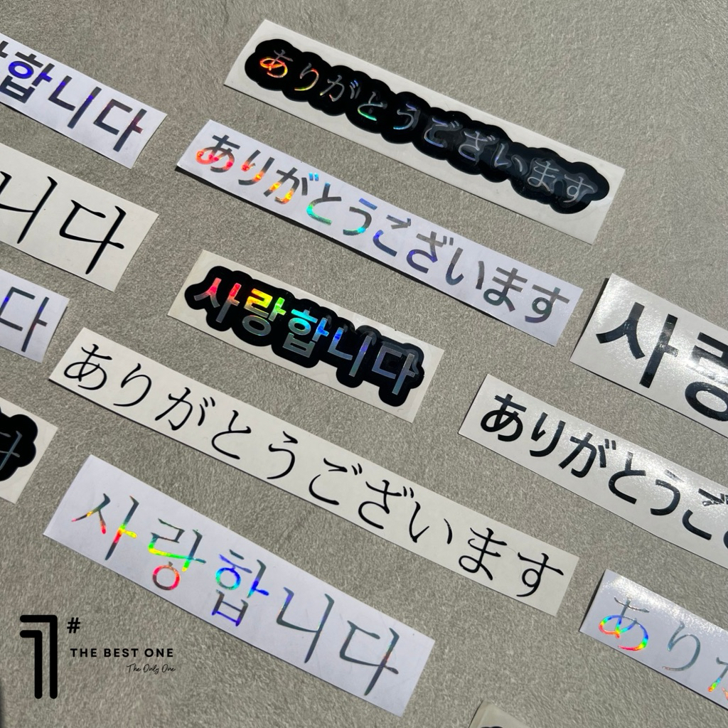 

Cutting Sticker NON LATIN “Khusus Order Satuan”