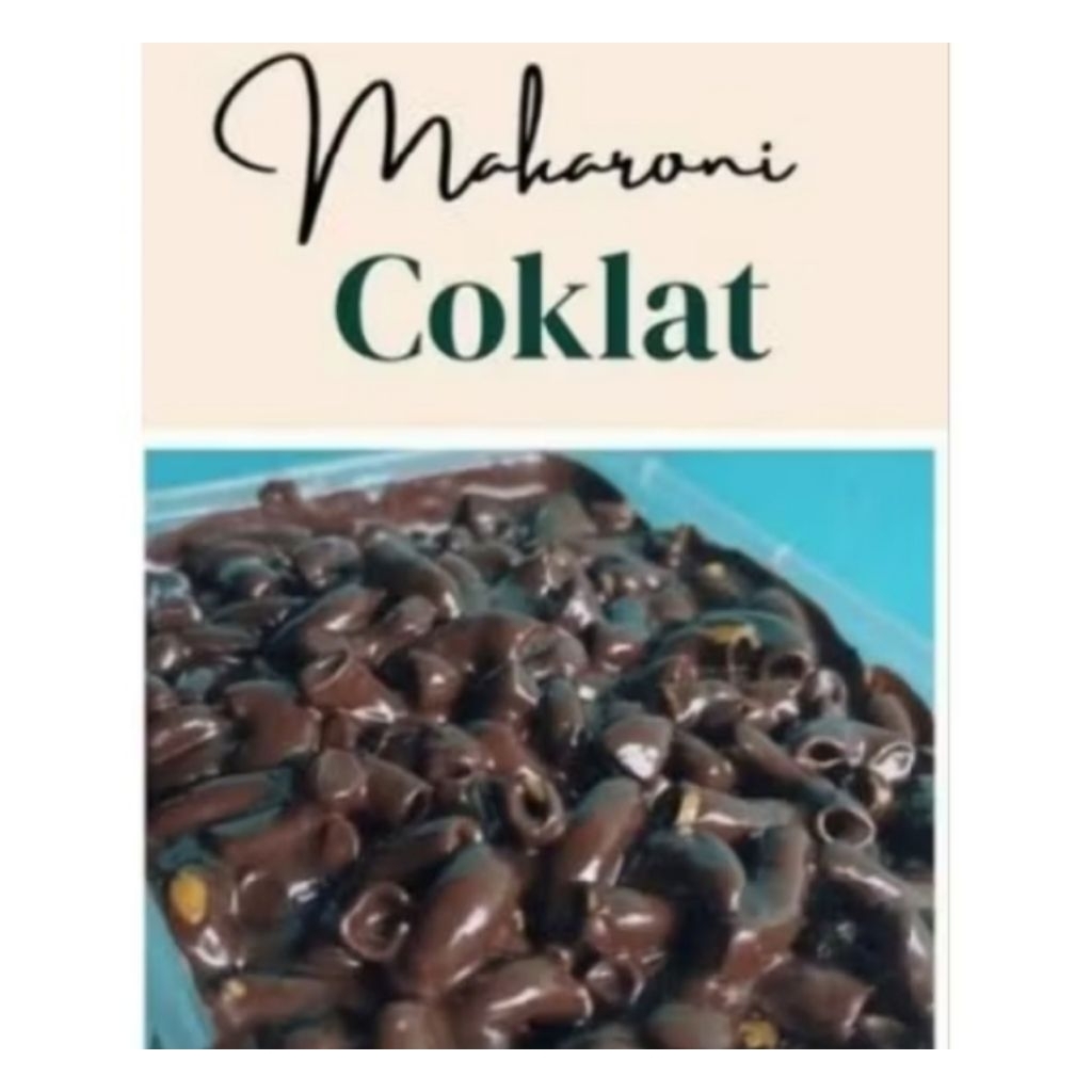 

makaroni coklat lumer,berat 100gram