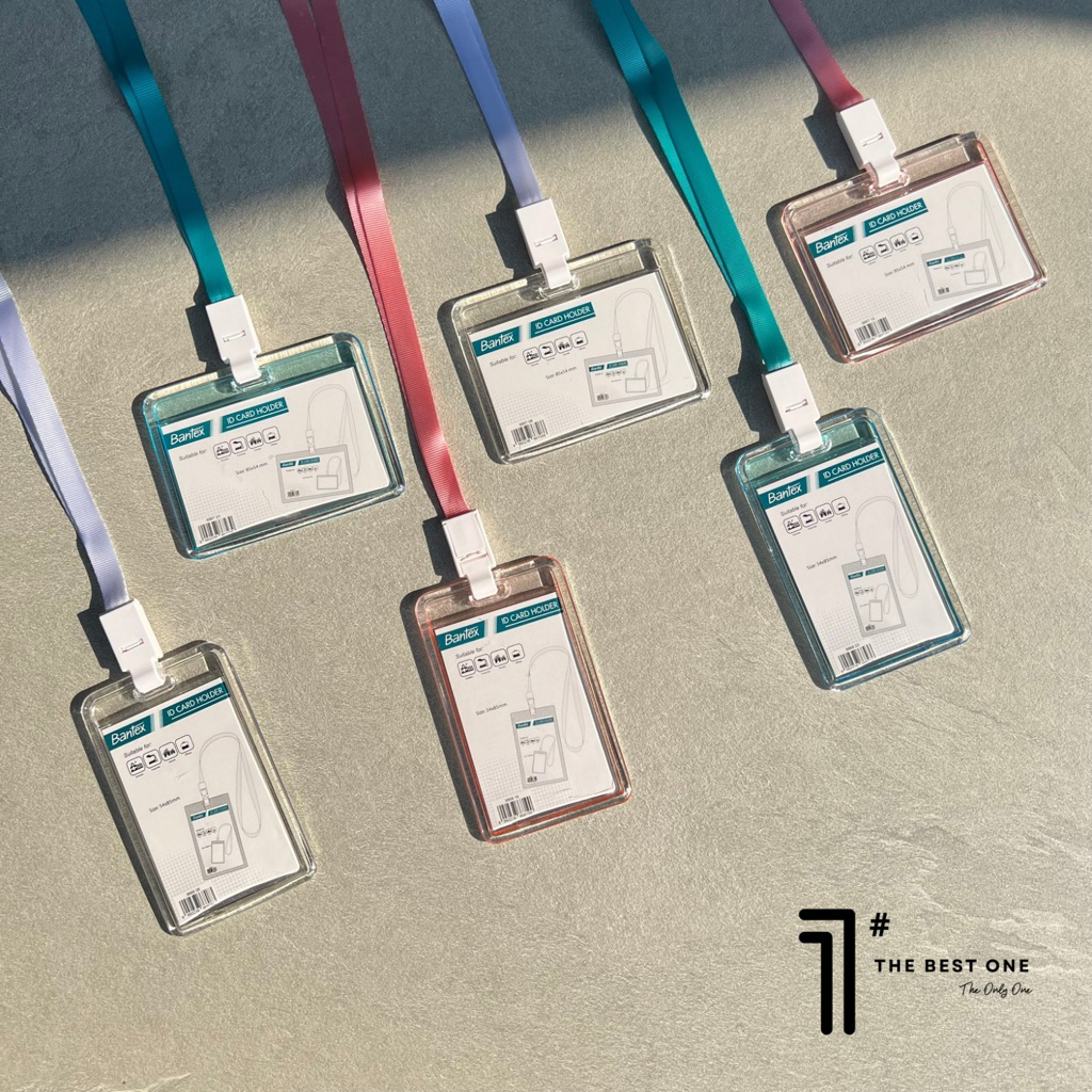 

Bantex Id Card Holder Transparant Potrait Landscape 8867 / 8868 [ Thebestone ]