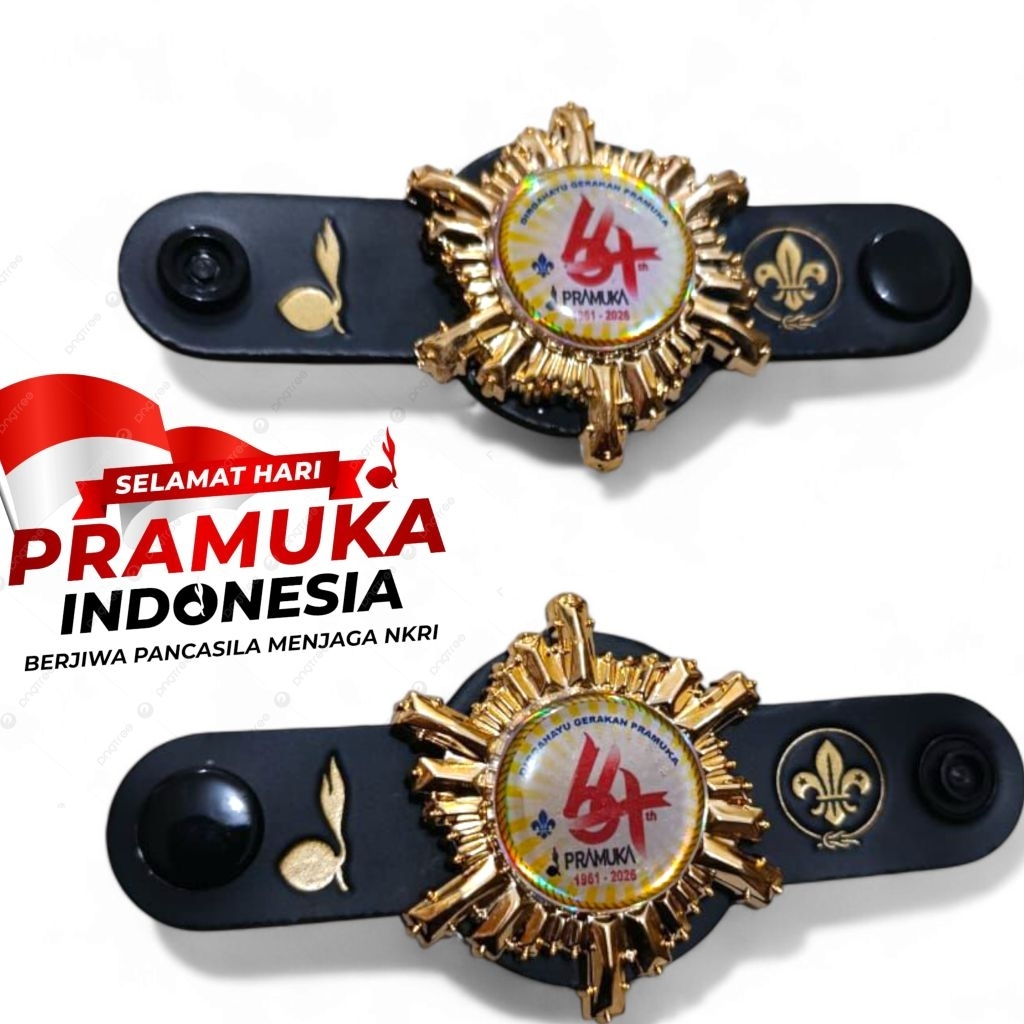 

cincin kacu pramuka ring kacu pramuka matahari hologram terbaru HUT pramuka