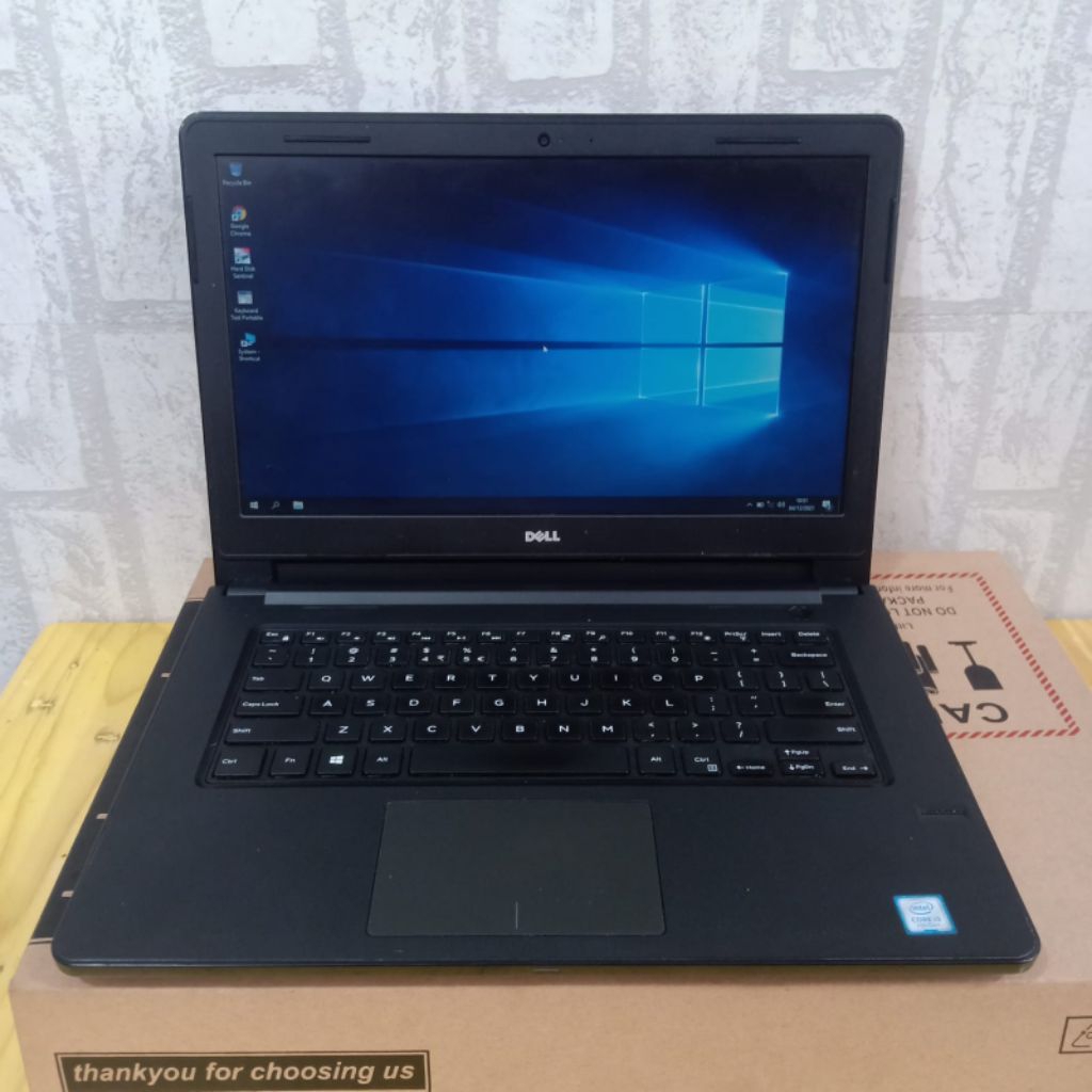 Laptop Dell Vostro 14 - 3468, Core i3-7020U, Gen 7Th, - Hd Graphics 620, Ram 4/1 Tb, Seri Baru, Leng