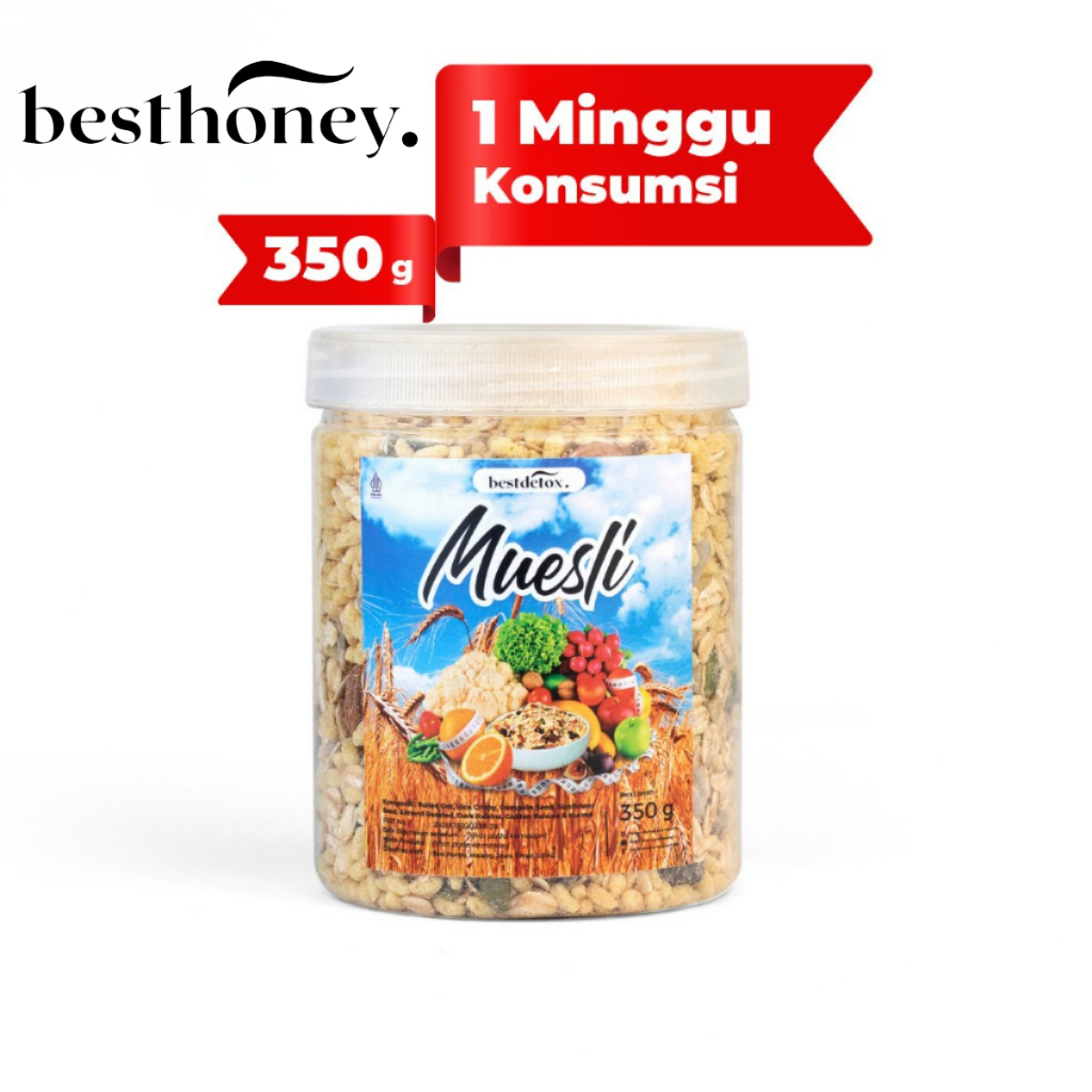 

Best Honey Muesli Dried Fruit Sereal Oatmeal 350gr atau 550gr