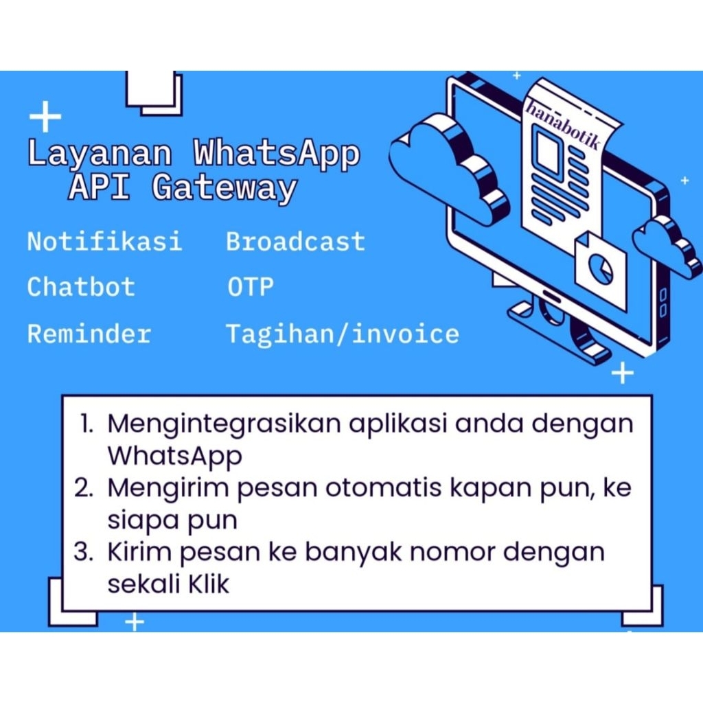WhatsApp API Gateway Hanabotik