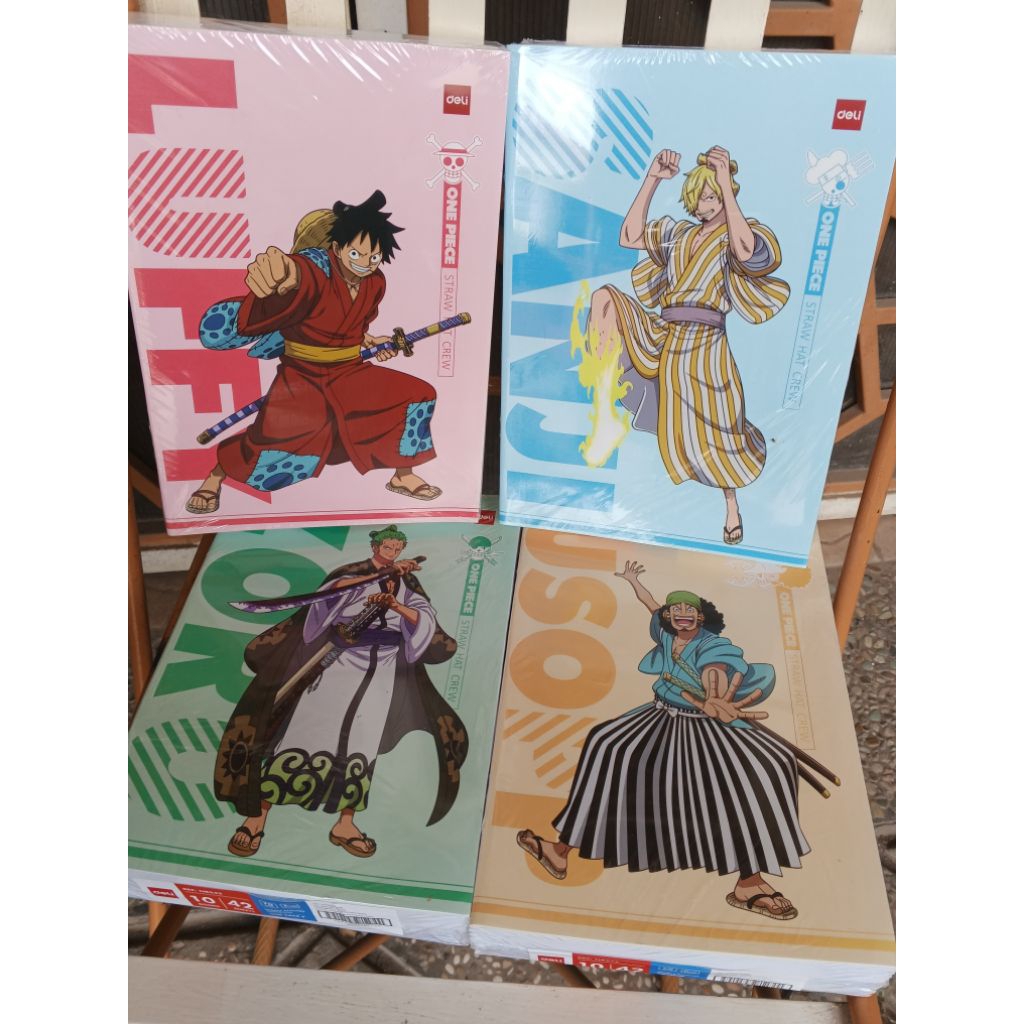 

Buku Tulis Boxy B5 DELI One Piece 9, 42 Lembar 10Pcs, Buku Sekolah Import 1Pak Besar ONEPIECE 9
