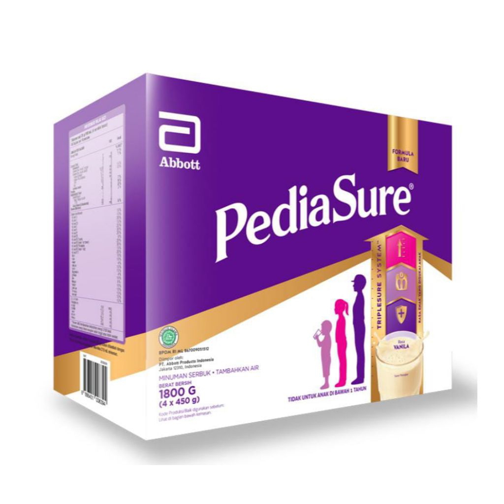 

Pediasure vanila 1.800g (Khusus ED 08-25 Beli 1 Free OVEN Han River)