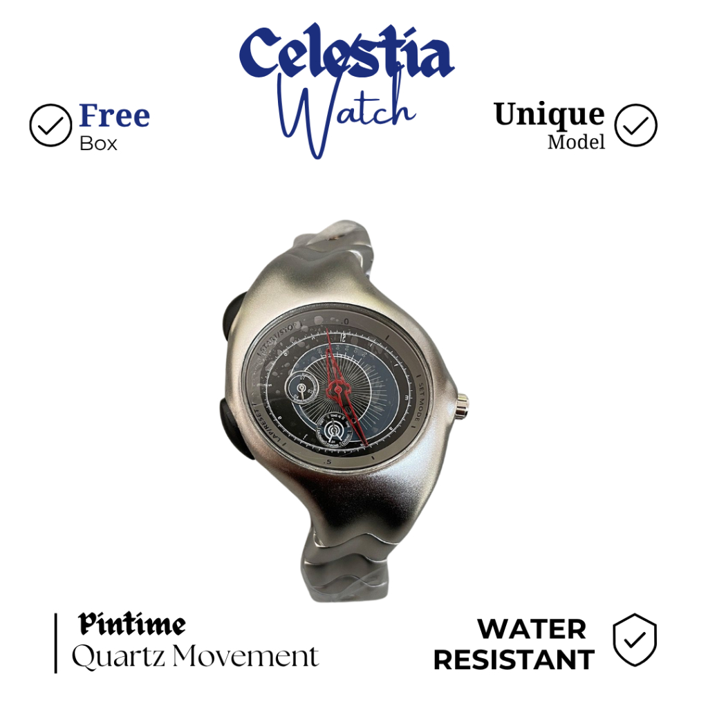 READY STOCK Jam Tangan Pria Pintime Y2k Homage Triax Red Hand