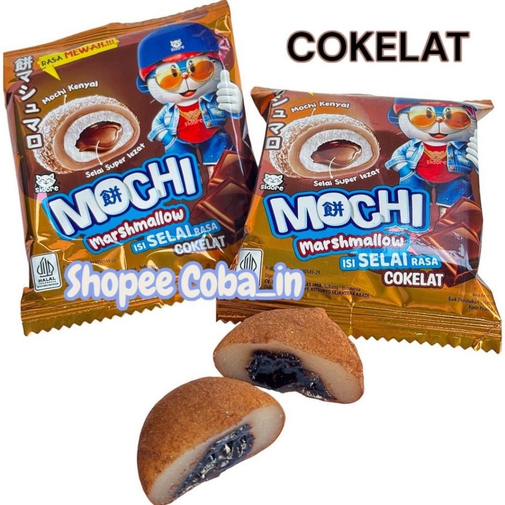 

MOCHI MARSHMALLOW LEBIH PADAT KENYAL VARIAN RASA BEDA CEMILAN HALAL