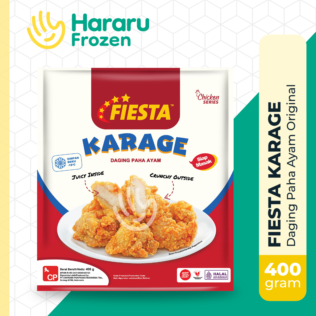

FIESTA Chicken Karage Daging Paha Ayam Karaage Original 400 gram