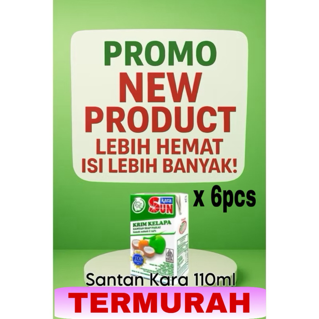 

SANTAN KARA 110ML SUN KARA 110ML x 6pcs (TERMURAH) (PROMO)