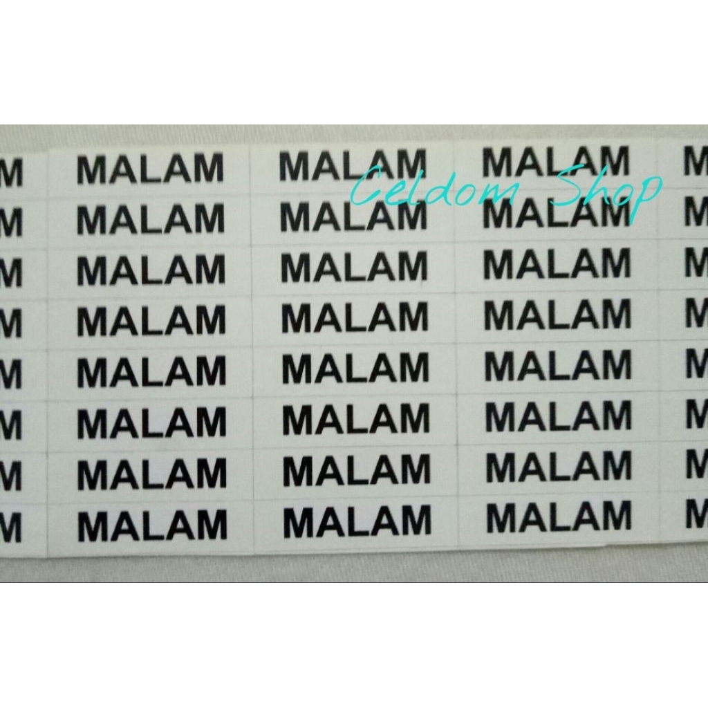 

stiker siang malam sabun toner / label siang / label malam / label toner / label sabun