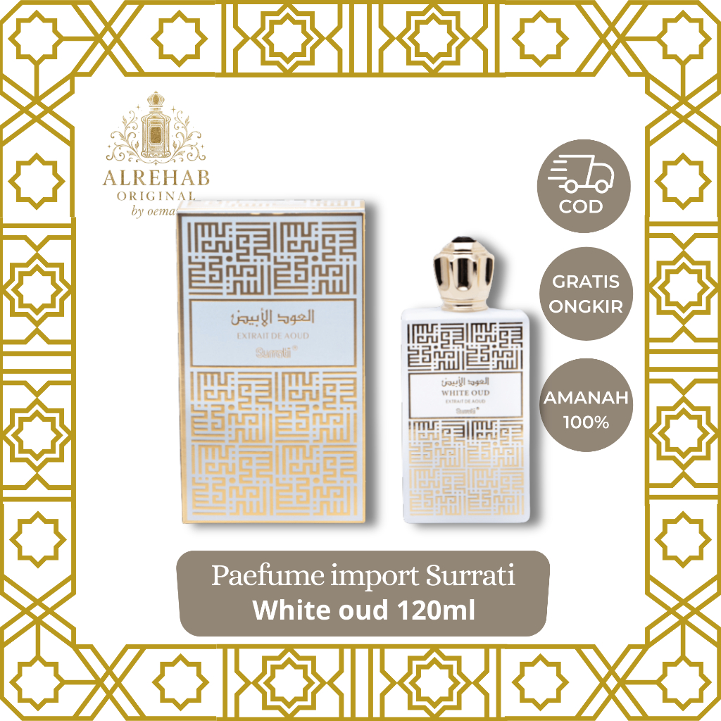 Parfume white oud surrati parfum surati import cowok tahan lama extrait de parfum minyak wangi oud