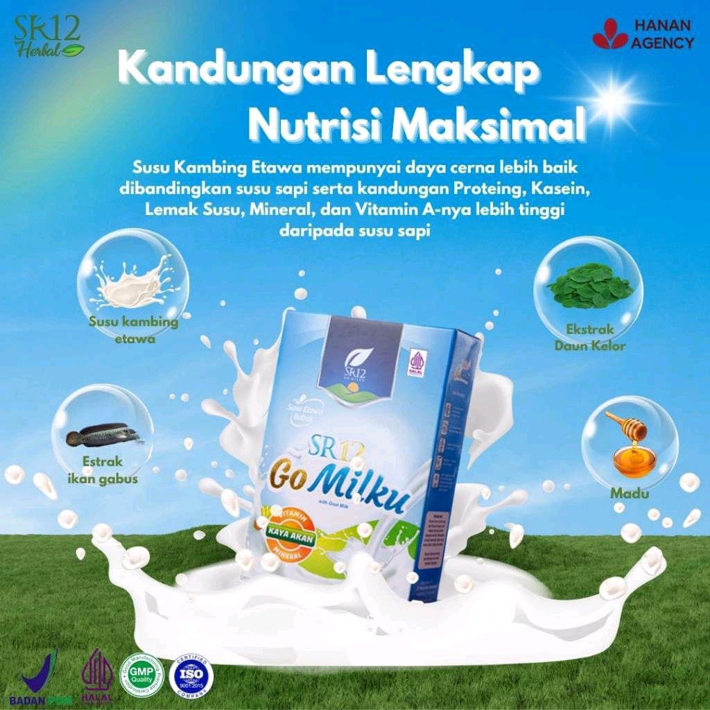 

Gomilku SR12 - Susu Kambing Etawa - Penambah Nafsu Makan - Goat Milk - Susu Bubuk - Tanpa Gula
