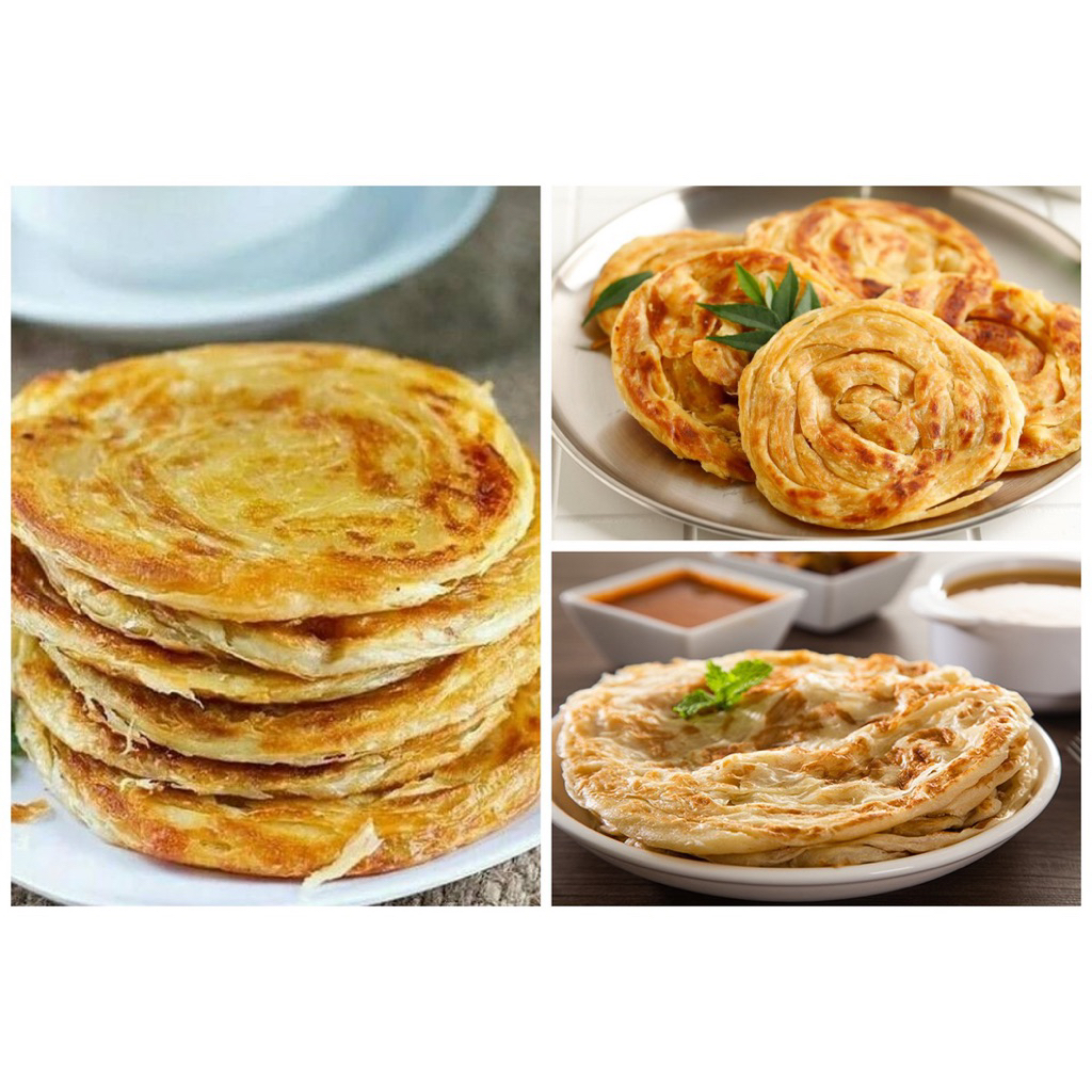 

ISI 10 PCS Roti Canai / Roti Maryam / Roti Cane Frozen 100% LEMBUT GURIH