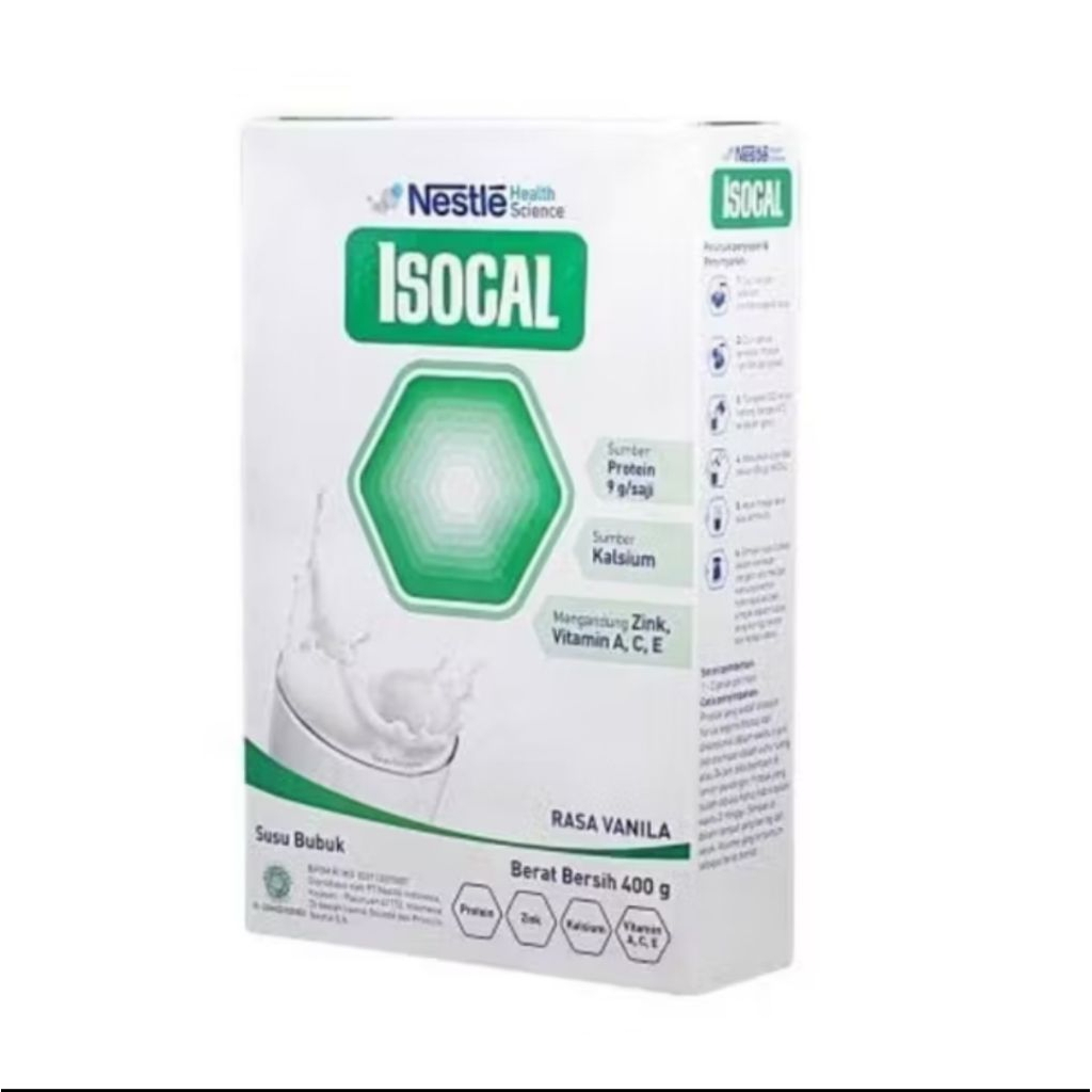 

Isocal Susu Bubuk 400gram Rasa Vanila Box