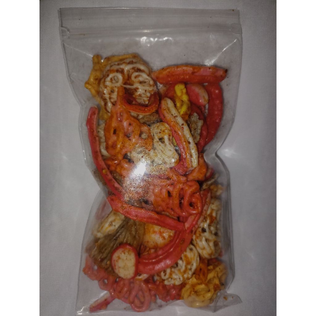 

Krupuk Seblak Kiloan Pedas Mix Campur Seblak, Beton, Jengkok, Krupuk Rafael/ Seblak Pedo Cemilan Ringan Kemasan 100 gr