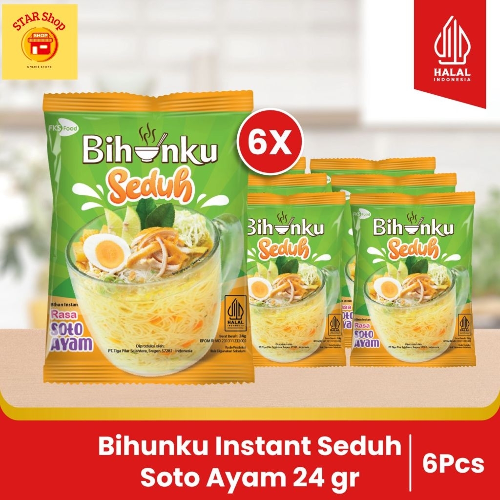 

Paket Bundling - Bihunku Instant - Seduh Soto - 24gr - 6pcs