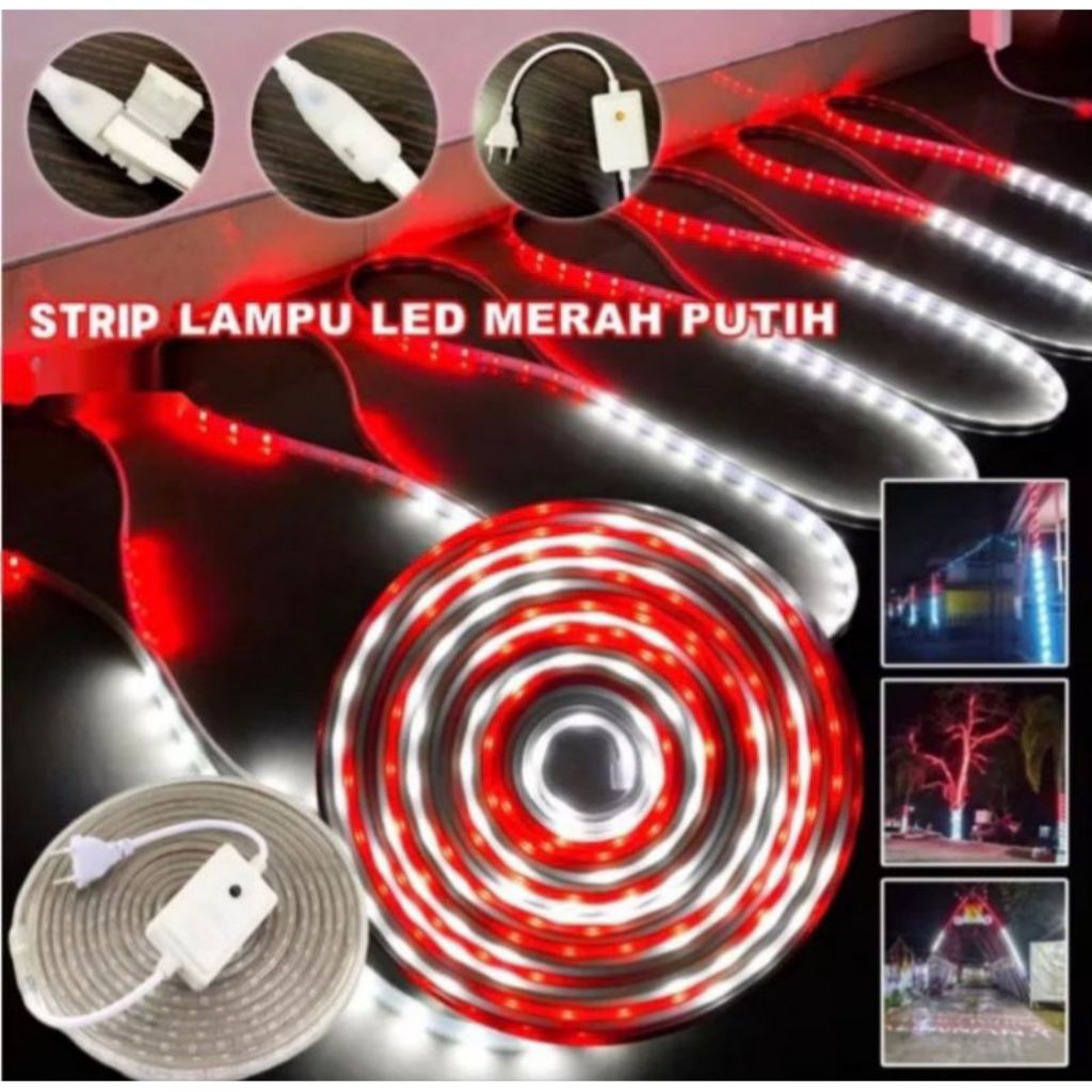 LAMPU LED RGB COLOK LANGSUNG NYALA/LAMPU SELANG ANTI AIR.