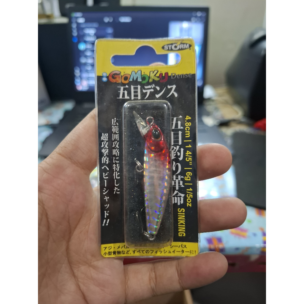 UMPAN MINNOW STORM  GOMOKU DENSE 4.8CM | 1 4/5" | 6G | 1/5oz