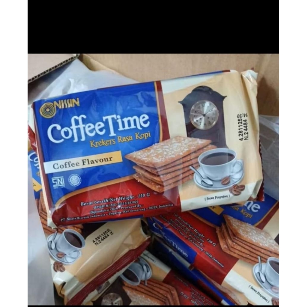 

Nissin Coffee Time isi 10 pack (Crackers rasa kopi)