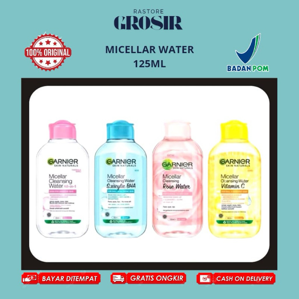 [LENGKAP] Garnier Micellar Cleansing Water 125ml
