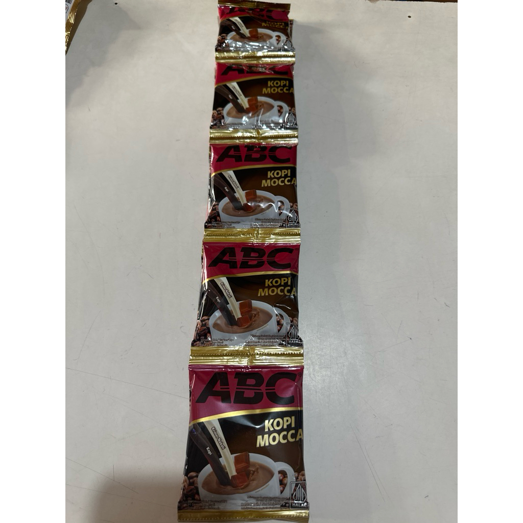 

kopi abc mocca renceng 27gr isi 10