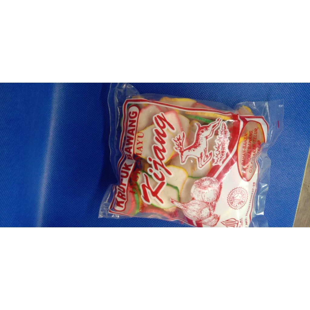 

kerupuk bawang 200gr cap kijang Indramayu krupuk bawang 200gr