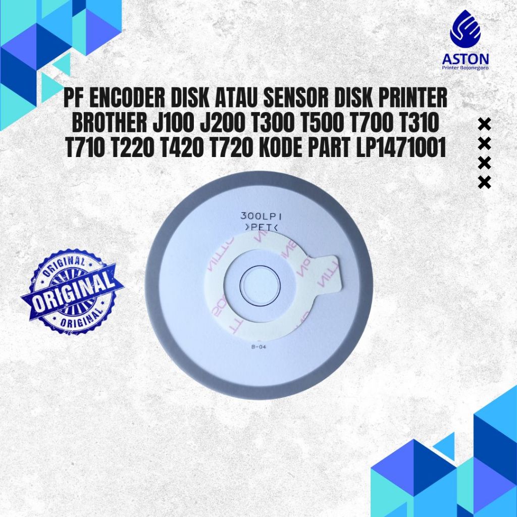ENCODER DISK NEW ORIGINAL BROTHER DCP J100 J105 J200 T300 T500W T700W T310 T510 T710 T220 T420 T720 