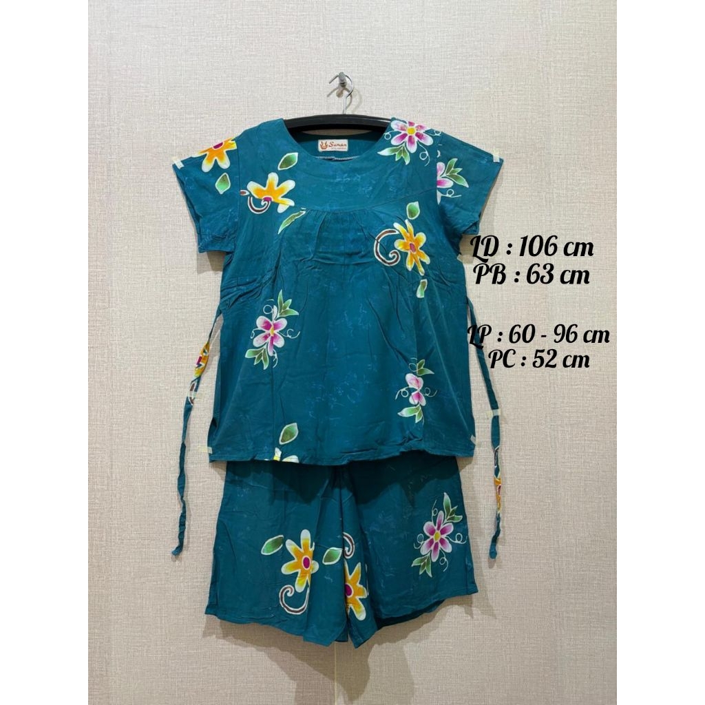 Setelan Sunan kerut dada (short besar)