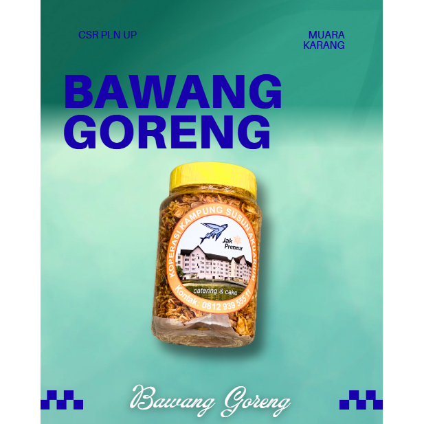 

Bawang Goreng Renyah Produksi Kampung Si Dul | Gurih, Harum, Renyah