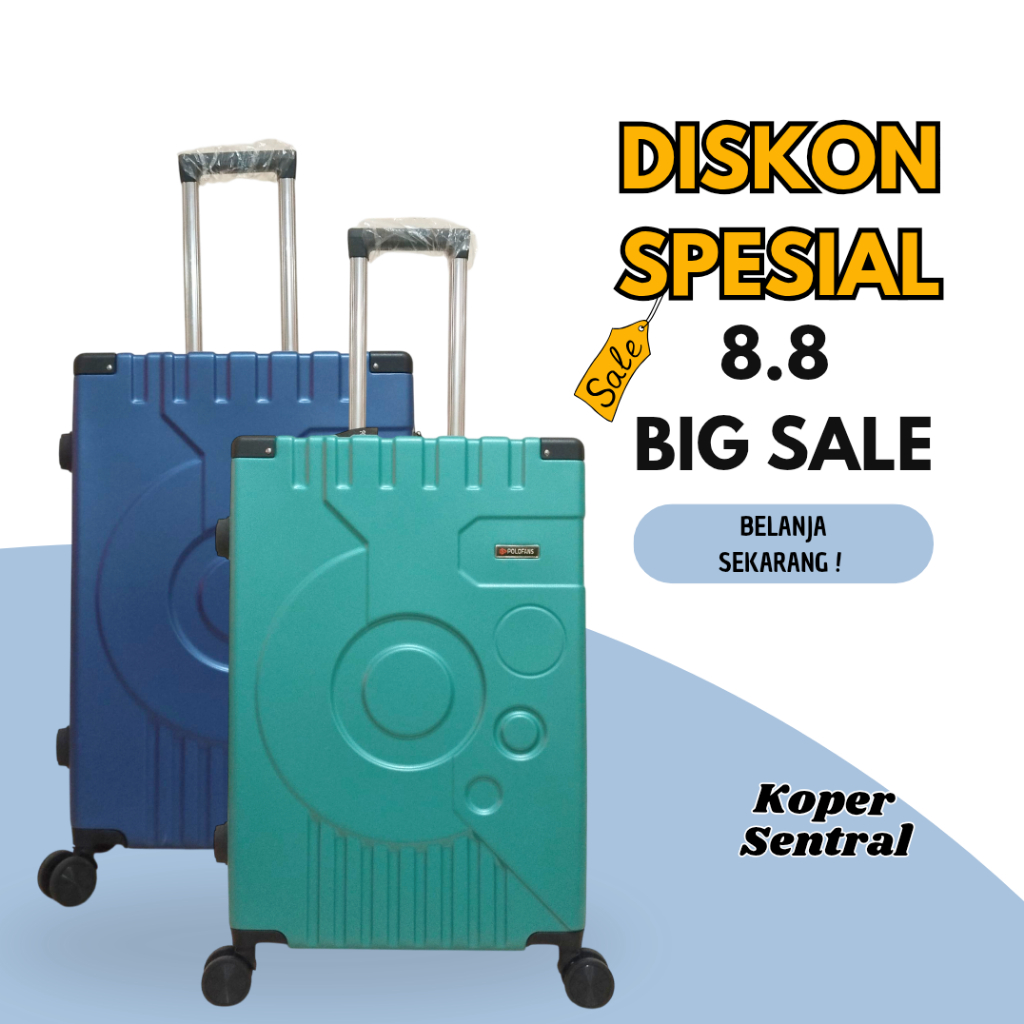 PROMO 8.8 Harga Banting Koper Bagasi Tipe 900 - Koper 24 Inch ABS Hardcase Tahan Banting Koper Bagus