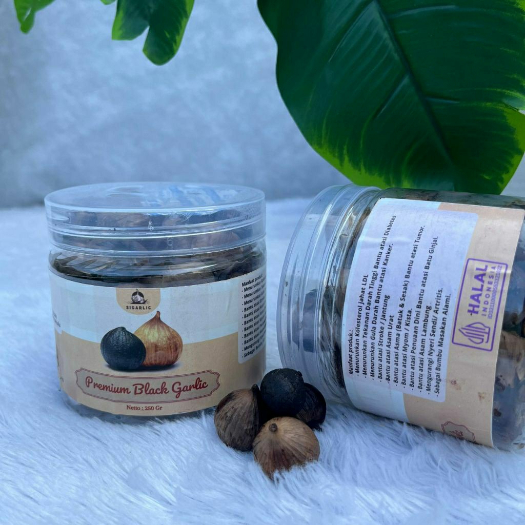 

Premium Black Garlic 250 gr| bawang putih tunggal|garlic tunggal | bawang putih hitam| baput|bawang|cemulan