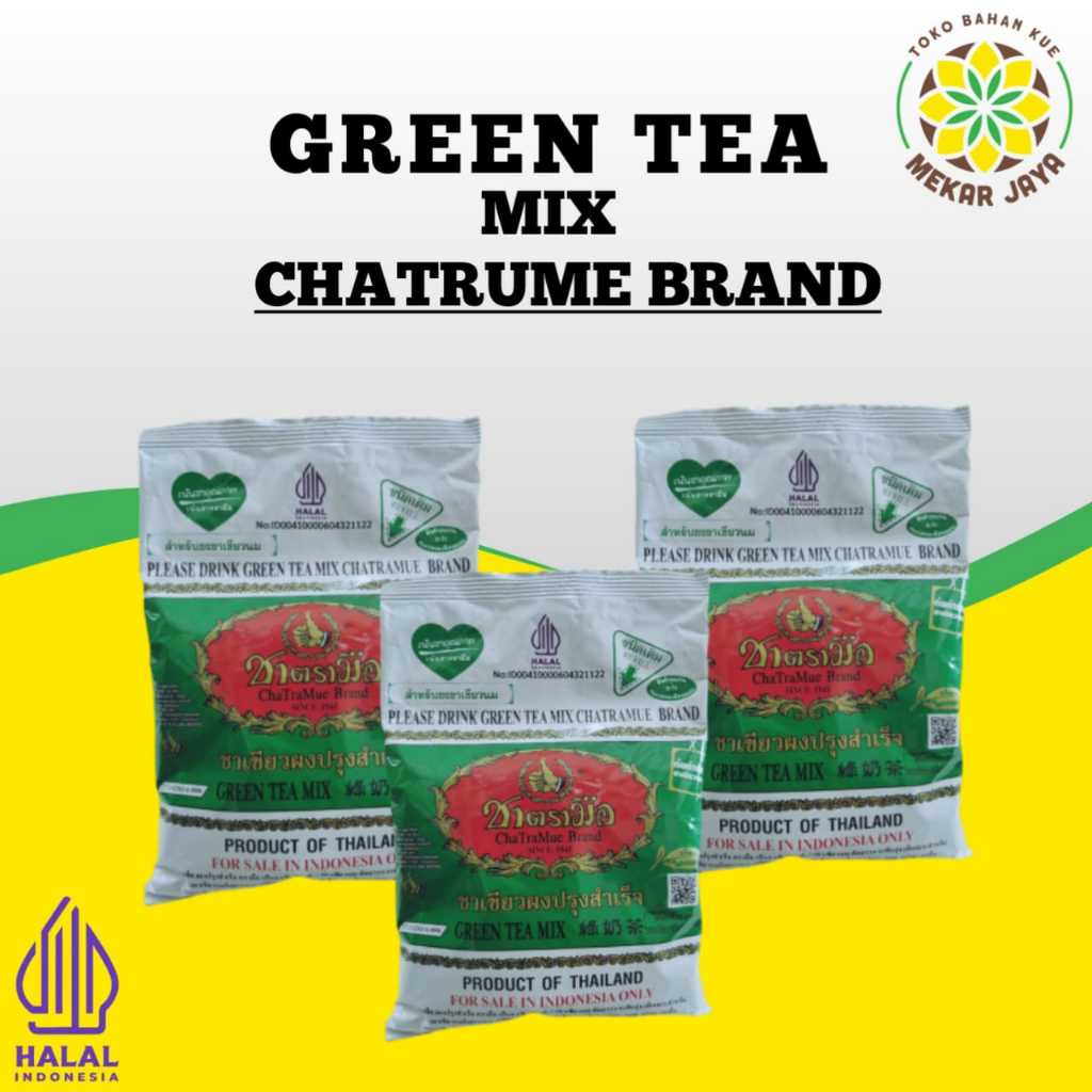 

Chatramue Original Thailand Green Tea 200gr Teh Hijau Thailand