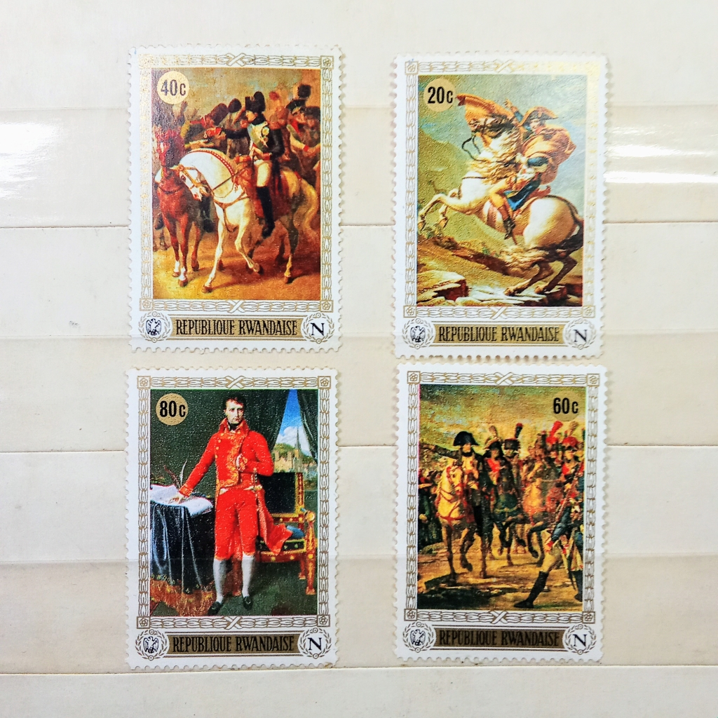 

Prangko Koleksi Filateli Republik Rwanda 1969 Napoleon Bonaparte