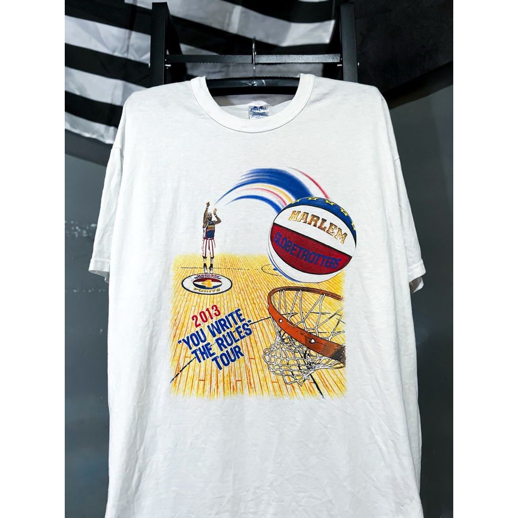 Kaos T Shirt Art Basket Harlem Globetrotters Worldtour 2013 Second