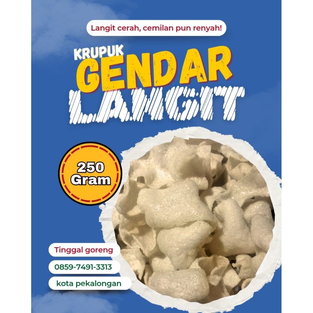 

krupuk gendar