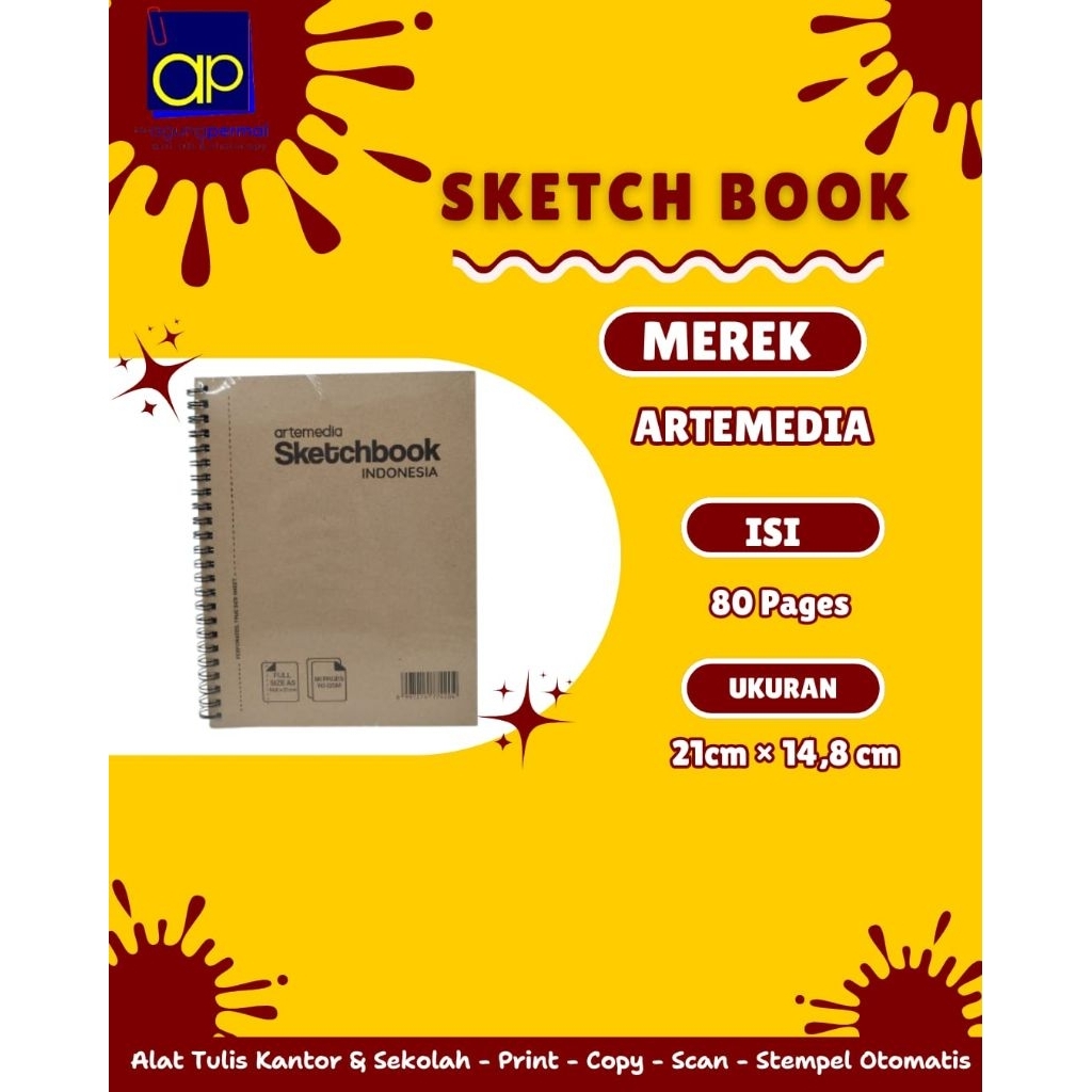 

Sketchbook Artemedia A5 Spiral