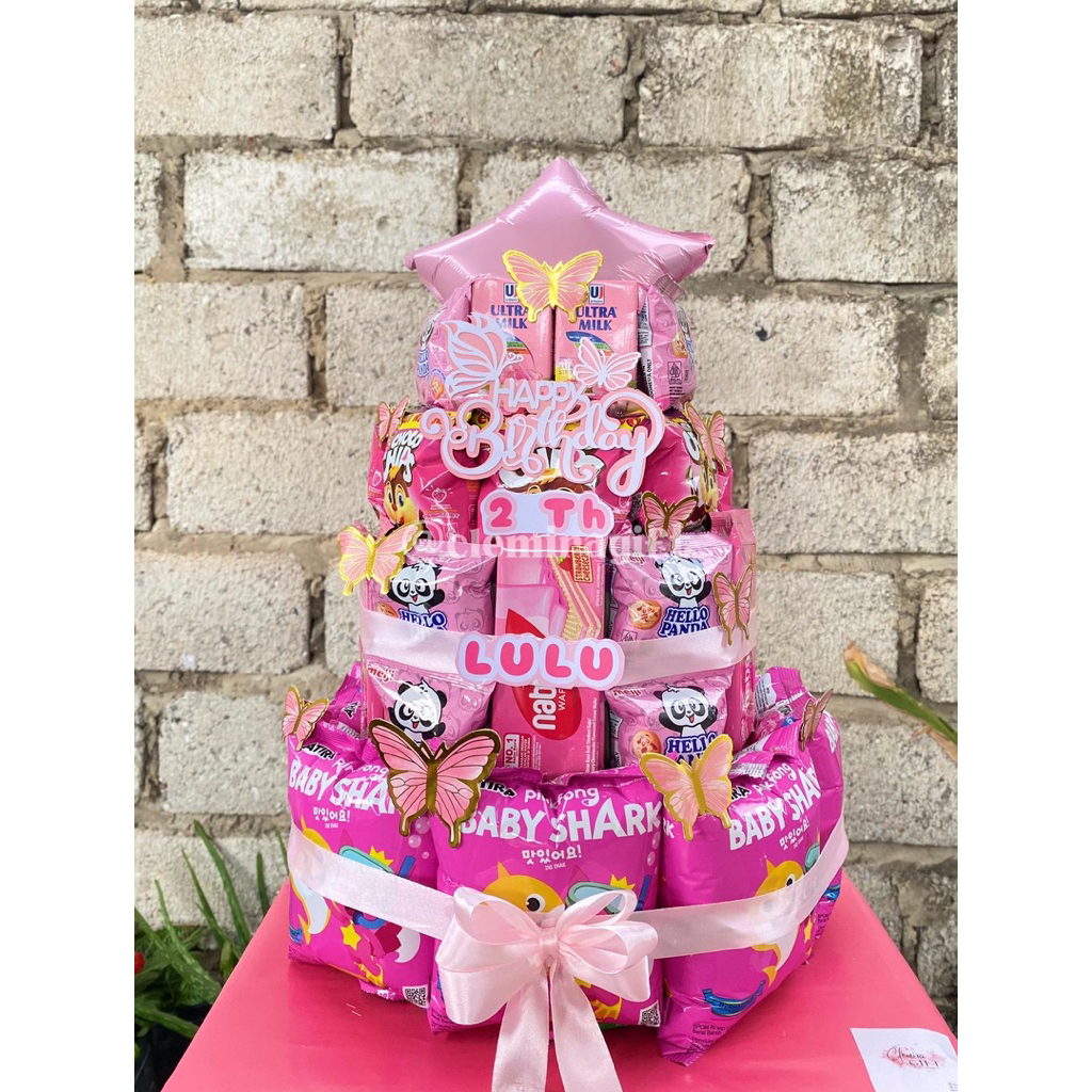 

Cake Snack Pink Butterfly