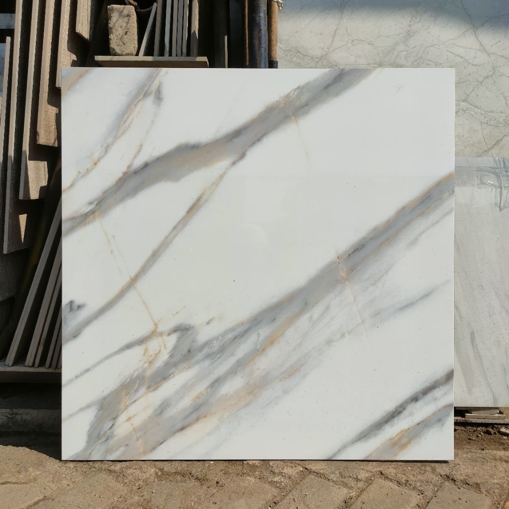 Granite Ikad 80x80 Glass Polish Doma Gold Glossy Granit Keramik Lantai