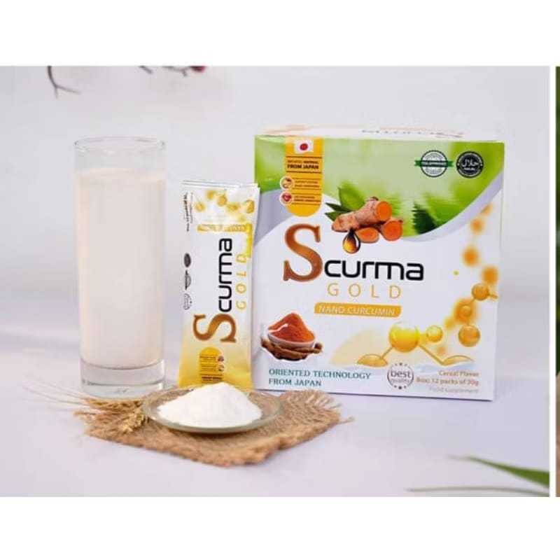 

SCURMA GOLD Asli Original Milk Susu Herbal Atasi Maag Kronis Asam Lambung Gerd Mual Perih