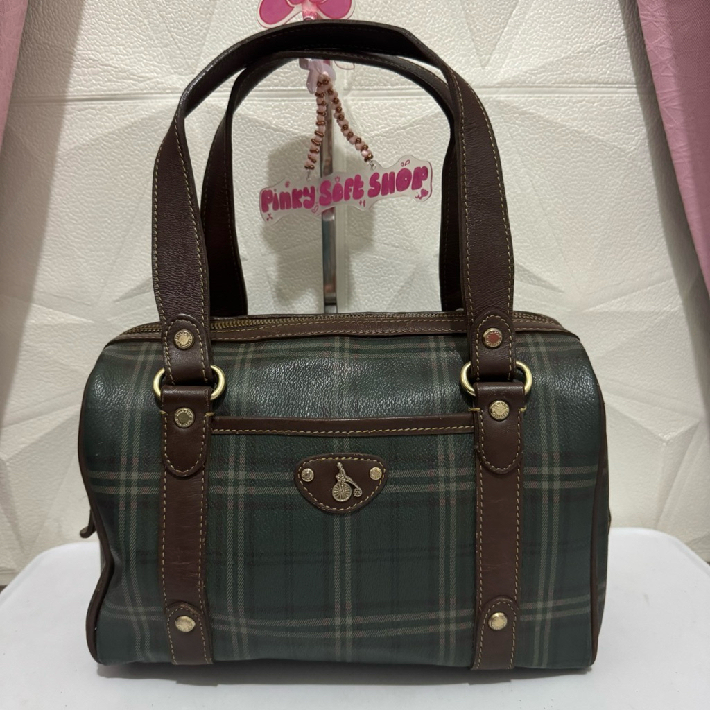 tas handbag beanpole. tas kulit asli spidy. tas hijau army