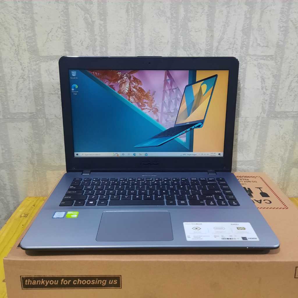 LAPTOP SECOND,Laptop Asus Vivobok A442UF, Core i7-8550U, Gen 8th,Silver