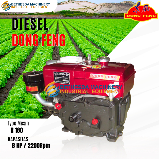 Mesin Diesel Dongfeng R180 R 180 Hopper 8 HP 8 PK