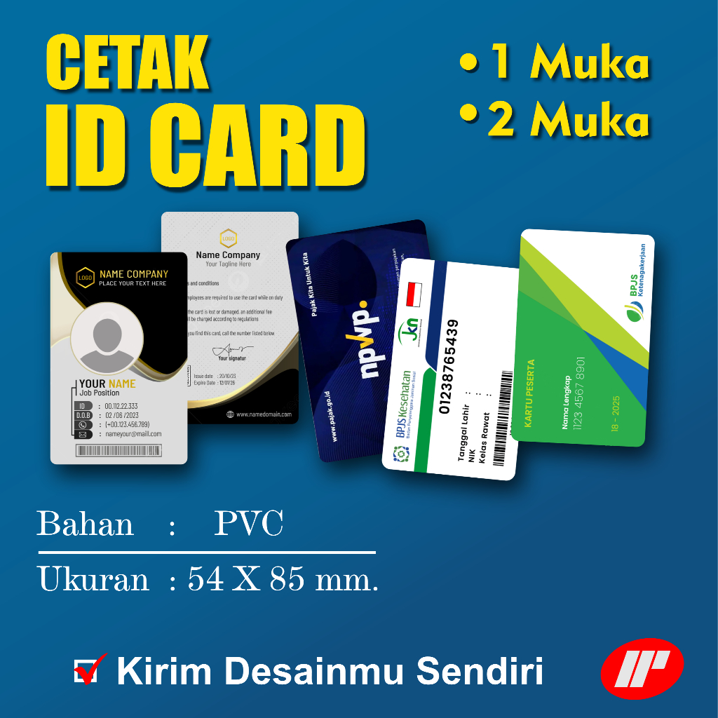 

Cetak ID Card Kartu NPWP Kartu BPJS