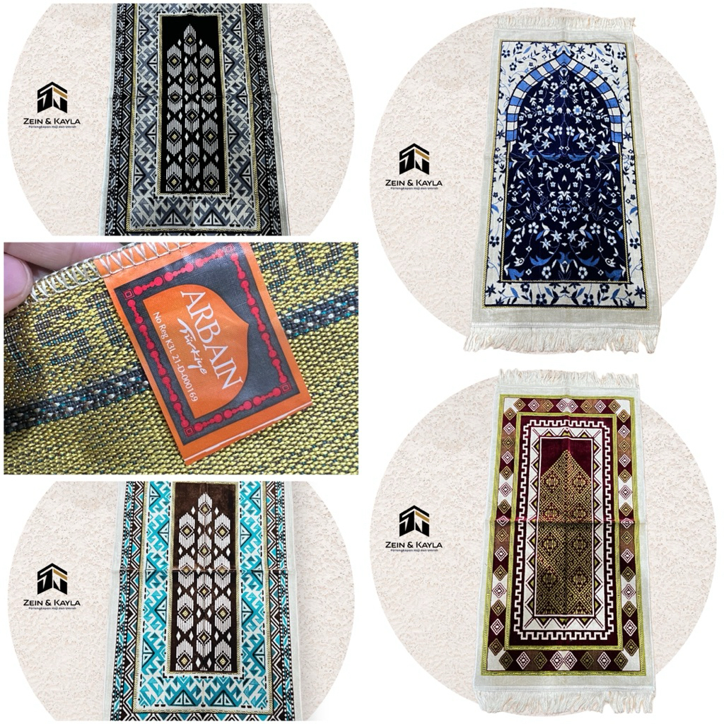 Sajadah Turkiye Midi Arbain - Sajadah Midi Bludru Arbain